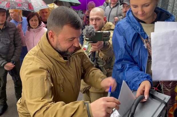 Пушилин оценил явку в первый день референдума в ДНР