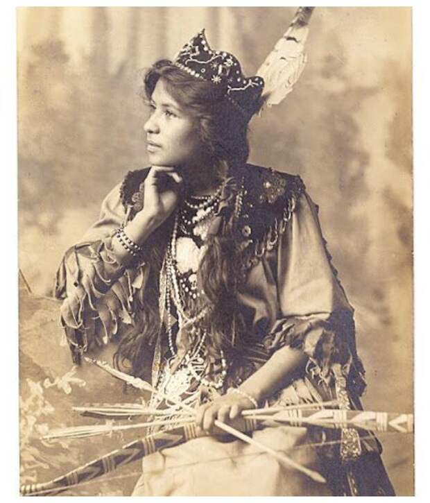Девушки племени Сенека, 1893 женщины, индейцы, красота, племена, прерии