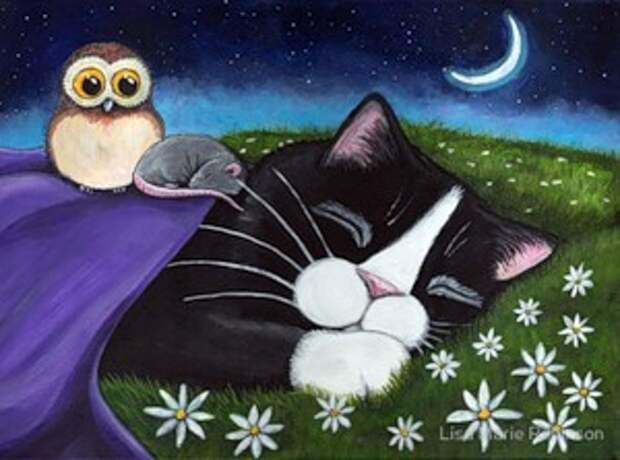 Коллекция кошек, котов и котят от Lisa Marie Robinson.