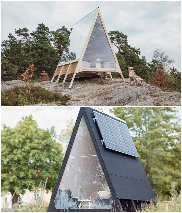 «Nolla Cabin» - это мини-дом, работающий на возобновляемых источниках энергии. | Фото: robinfalck.com/ archdaily.com.