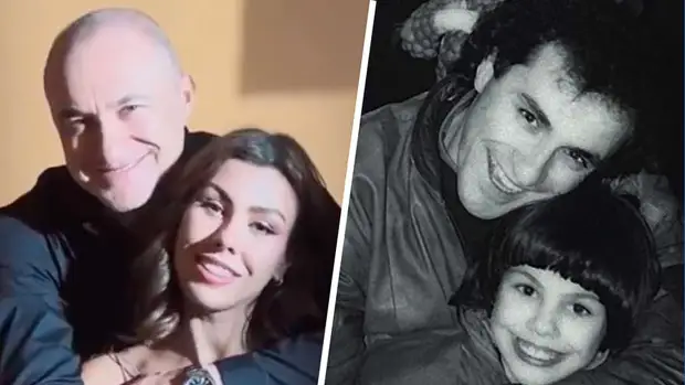 Михаил Турецкий и его дочь повторили фото 30-летней давности