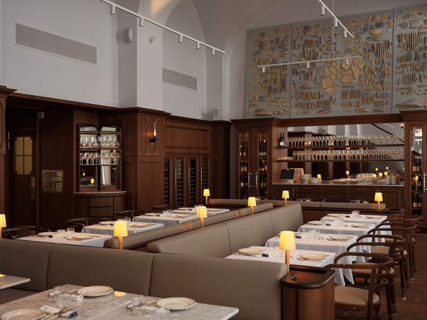 Интерьер ресторана «Перемена»