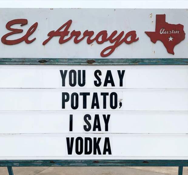 funny meme about potato vodka