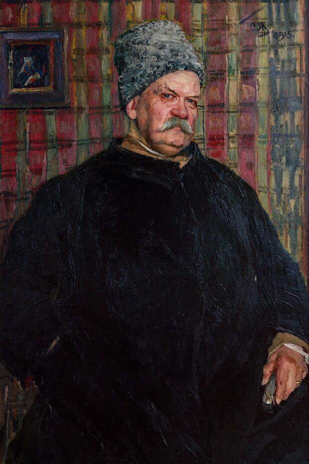 Сергей Малютин, «Портрет Владимира Гиляровского», 1915 год