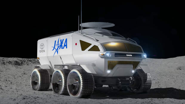 Toyota jaxa pressurized rover. Гипотетический ровер представляет собой электромобиль на водородных топливных элементах. Длина махины — шесть метров, ширина — 5,2 м, высота — 3,8. Жилая площадь в 13 м² рассчитана на двух человек. В аварийных ситуациях на борту разместятся четверо.