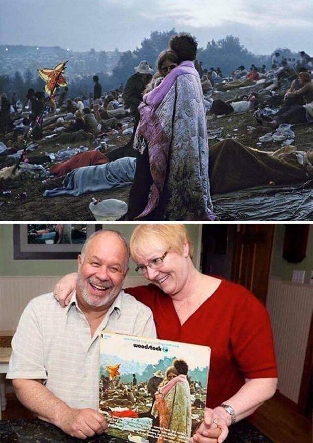 14. Эта пара с обложки альбома "Woodstock" все еще вместе 50 лет спустя 14. Эта пара с обложки альбома "Woodstock" все еще вместе 50 лет спустя