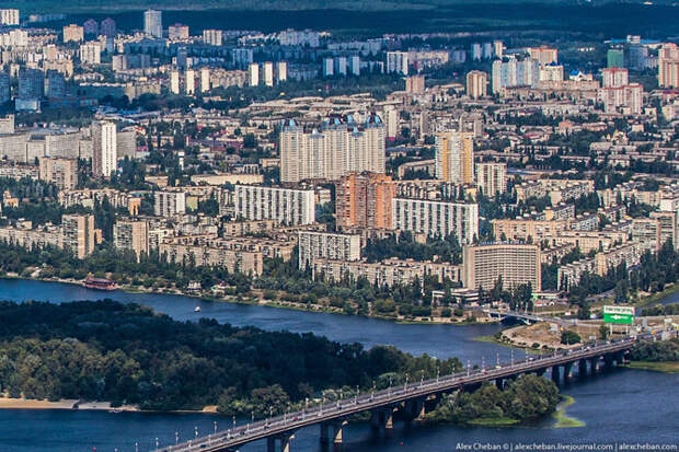 Киев с высоты птичьего полета