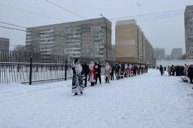В Тамбове прошёл традиционный "Забег Дедов Морозов"