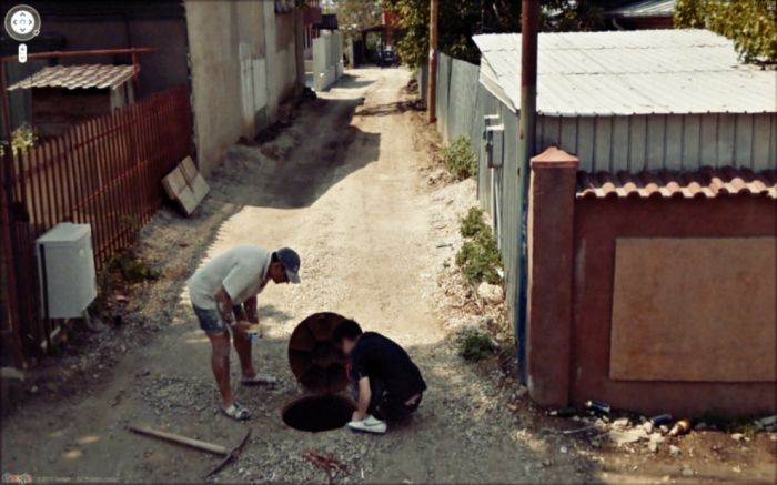 Неординарные снимки из сервиса Google Street View (47 фото) Неординарные снимки из сервиса Google Street View (47 фото)
