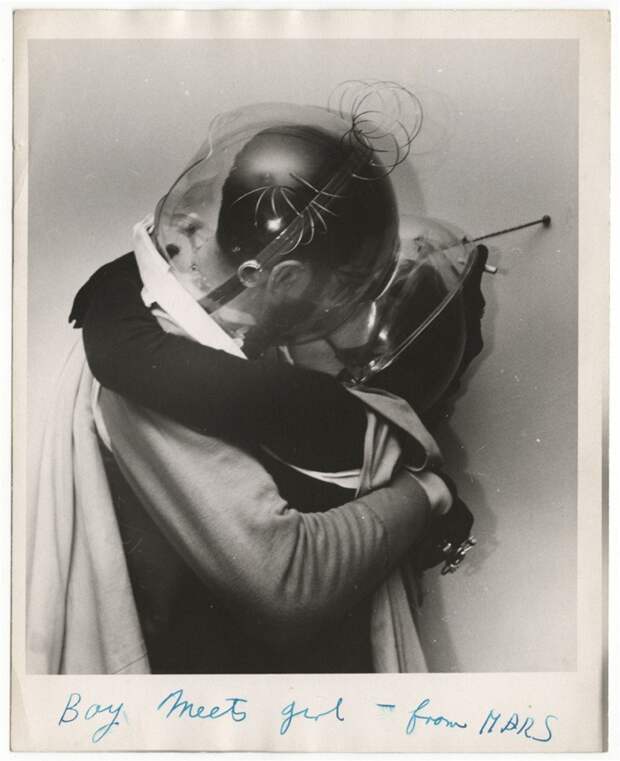 Парень с Марса встречает девушку с Венеры, Калифорния, 1955. виджи, история, фотография