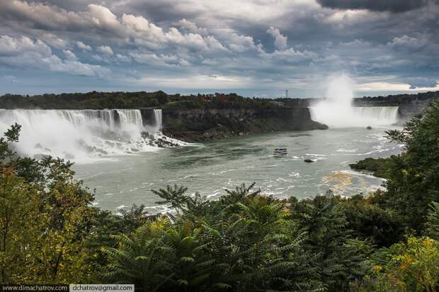 Ниагарский водопад. Вид изнутри Niagaraoutside02 Ниагарский водопад. Вид изнутри