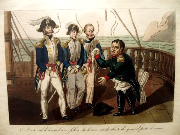 На любой карикатуре Наполеон будет коротышкой. /Фото: livejournal.com