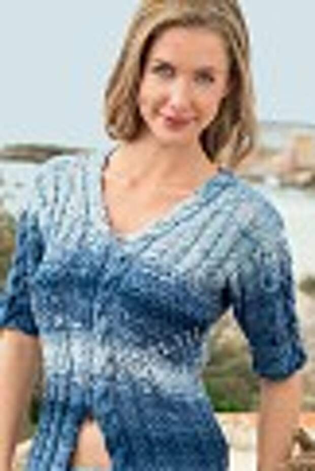 Вязаный крючком кардиган схемы