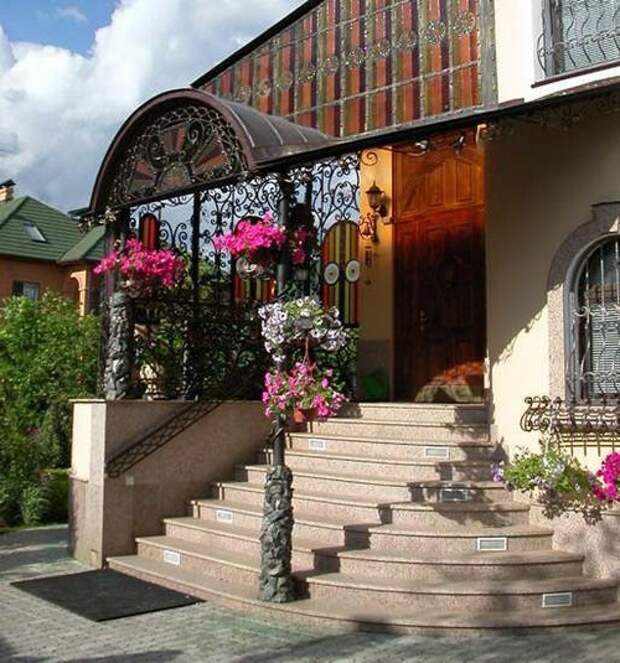 кованые навесы над крыльцом кованые навесы над крыльцом