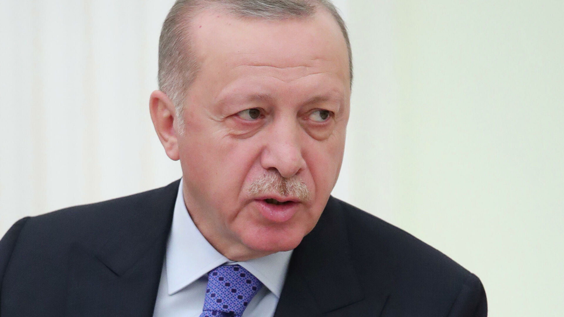 Президент Турции Реджеп Тайип Эрдоган во время встречи с президентом РФ Владимиром Путиным Президент Турции Реджеп Тайип Эрдоган во время встречи с президентом РФ Владимиром Путиным - РИА Новости, 1920, 03.10.2020
