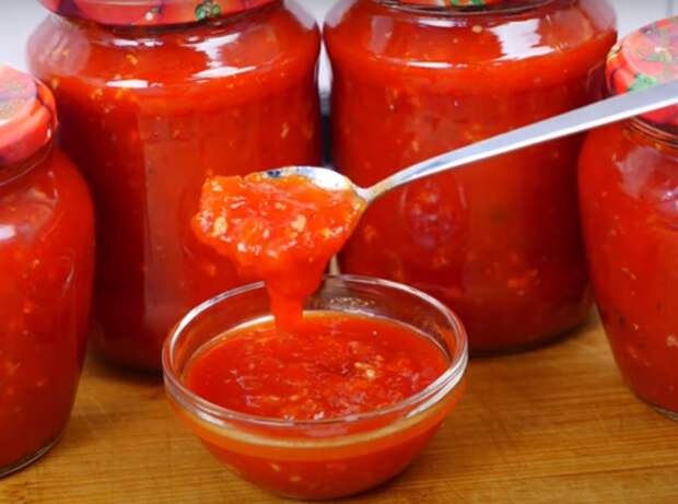 Обалденный томатный соус на зиму
