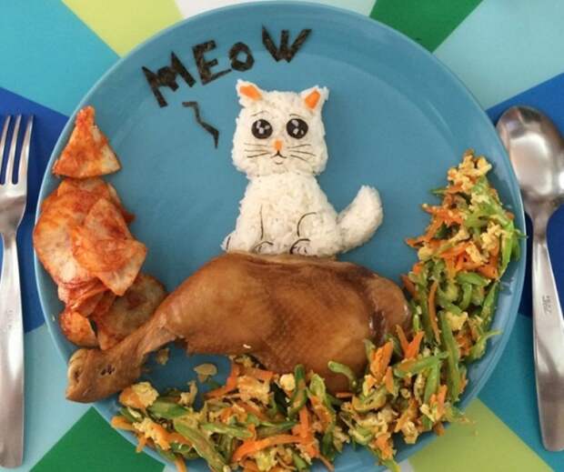 Рисовый котик. Рисовый котик.