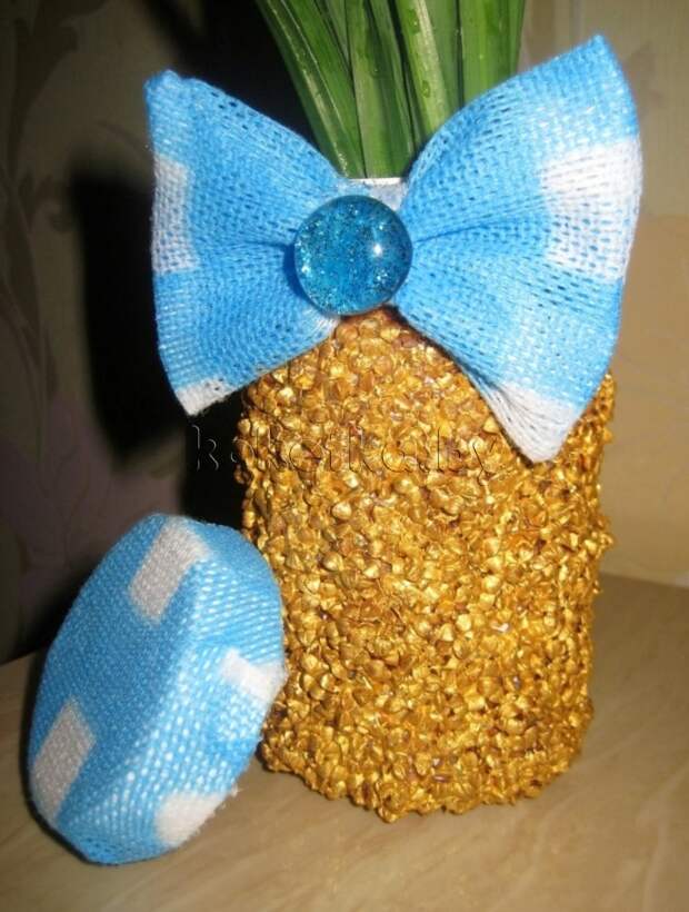 Оригинальный декор баночки. Мастер-класс