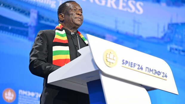 «В чем наше преступление?» — президент Зимбабве на ПМЭФ возмутился санкциями