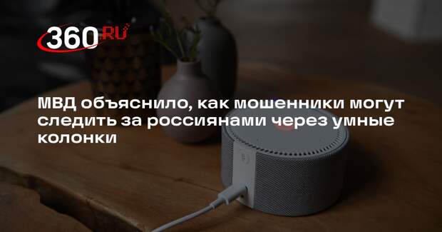 МВД объяснило, как мошенники могут следить за россиянами через умные колонки