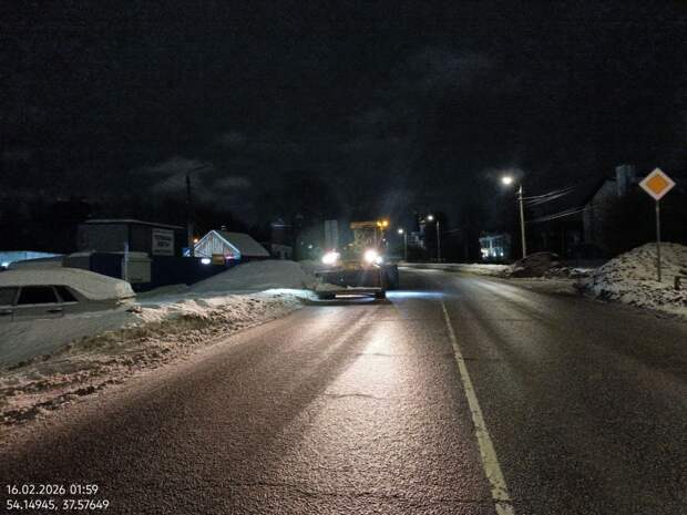 В Туле за ночь убрали 2176 кубометров снега