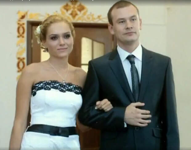 Владимир Серебренников с женой Евгенией (фото из передачи "Пока все дома")