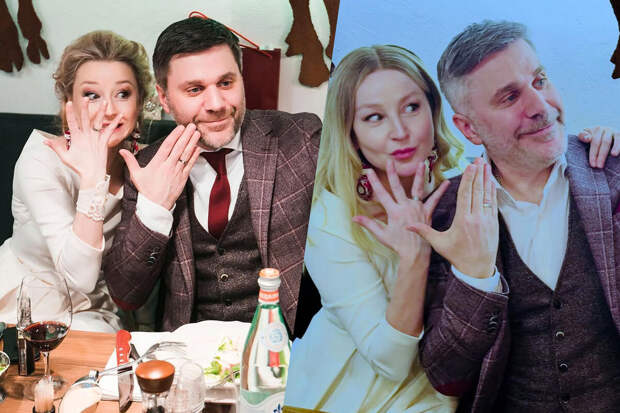 Актеры Ольга Медынич и Джемал Тетруашвили показали фото со свадьбы