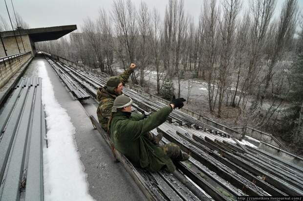 Новый год 2014 в Чернобыльской Зоне отчуждения. Город Припять NYinPripyat16 Новый год 2014 в Чернобыльской Зоне отчуждения. Город Припять