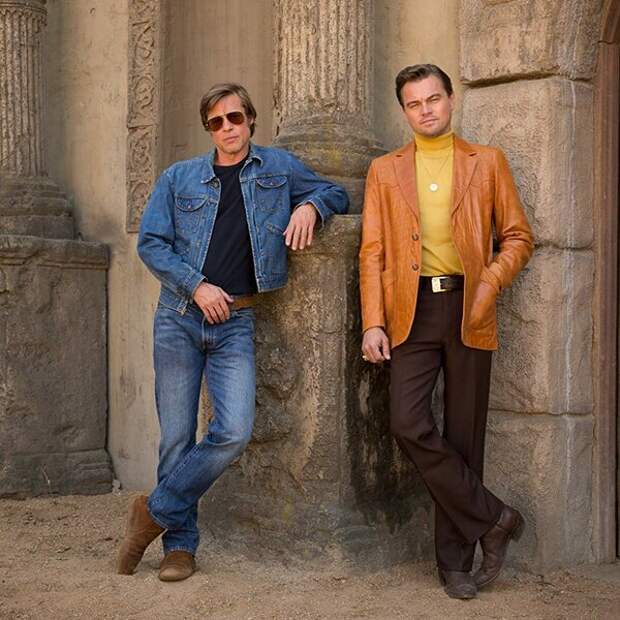 Brad Pitt and Leonardo DiCaprio в фильме Once Upon A Time... In Hollywood