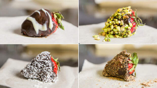 Фото к рецепту: Клубника в шоколаде Фото к рецепту: Клубника в шоколаде