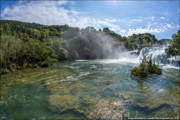 Водопады КРКА