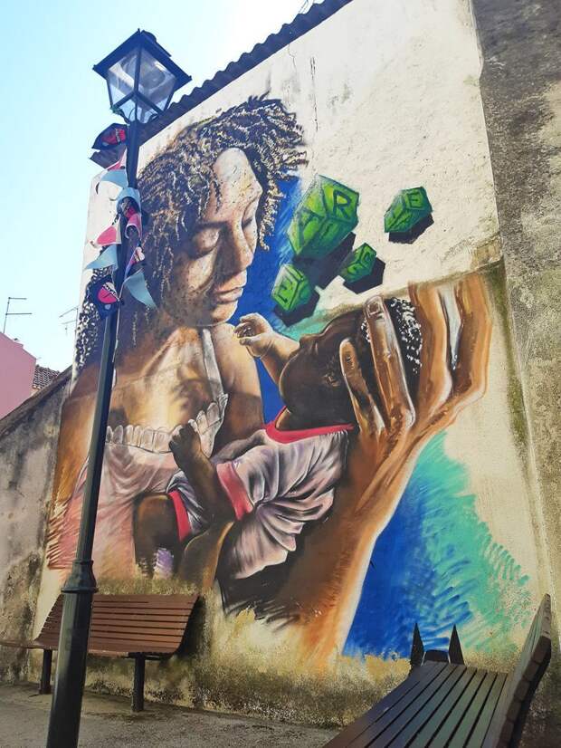 7. граффити, искусство, лиссабон, мир, португалия, творчество.город, улица