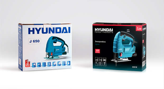 Агентство «Остров Свободы» обновило дизайн упаковки электроинструментов Hyundai