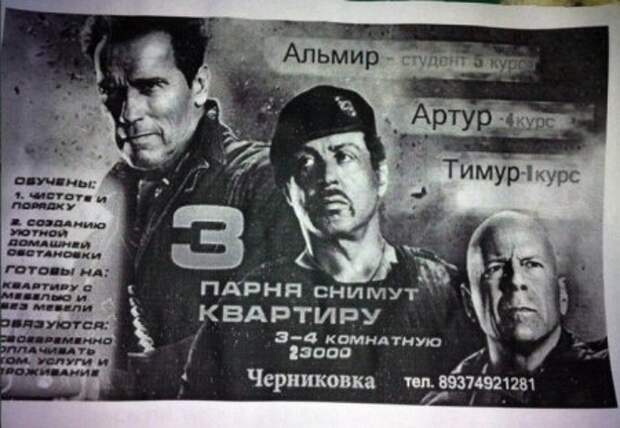 Забавные надписи и объявления
