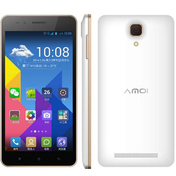 Amoi A928W MTK6592 Octa Core 1.7Ghz Mobile Phone Android 4.2 5.0" IPS 1920x1080 2GB RAM 32GB ROM 13MP Russian menu