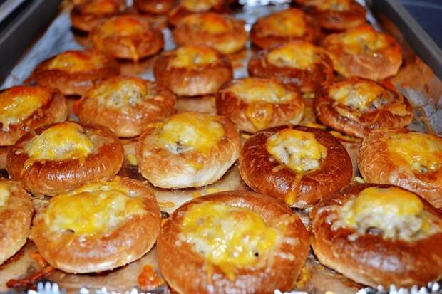 запеченные с сыром сушки