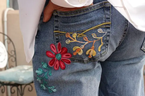 Потертые джинсы своими руками - как сделать в домашних условиях?)))