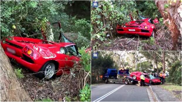 Богатые тоже плачут: у водителя навернулись слезы, когда он разбил Lamborghini Diablo за 0 000