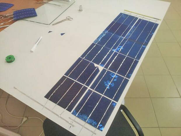 изготовление и подключение солнечной батареи