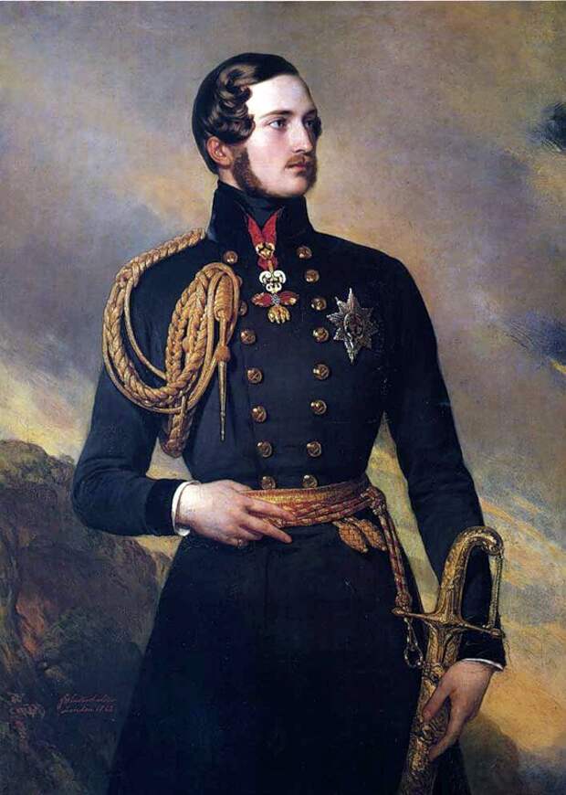 Франц Винтельхальтер. Портрет принца Альберта, 1842