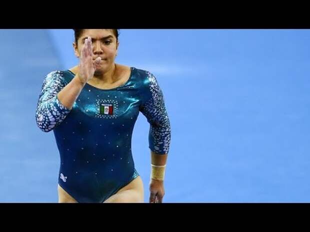 Картинки по запросу MORENO Alexa (MEX) - 2016 Olympic Test Event, Rio (BRA) - Qualifications Floor Exercise