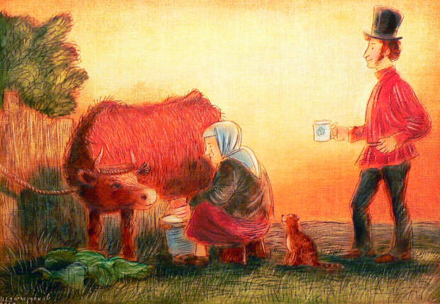 Кружка молока. Автор: Игорь Шаймарданов. Кружка молока. Автор: Игорь Шаймарданов.
