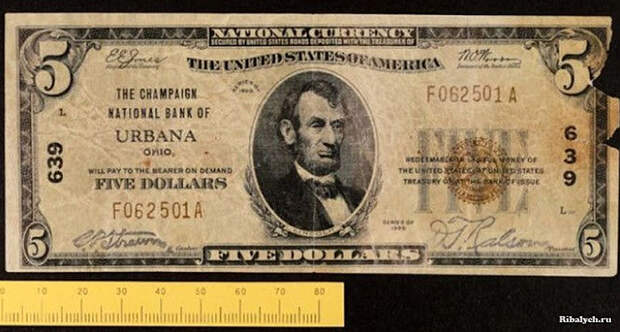 Банкнота, сделанная Люстигом