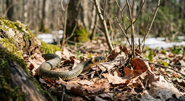 Москвичей предупредили о нашествии проснувшихся раньше срока змей