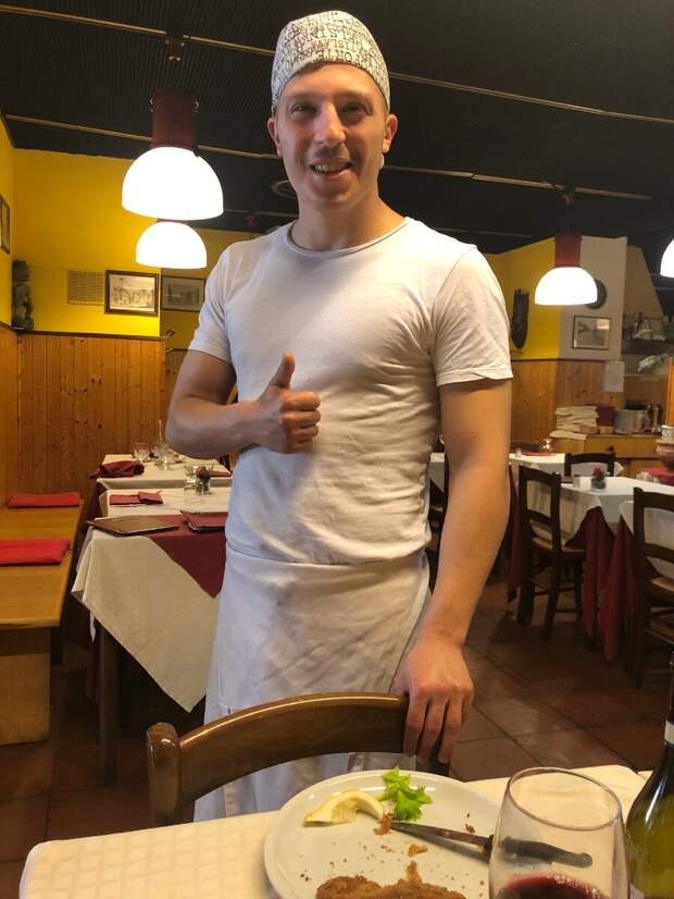 Какой повар откажется попозировать?)