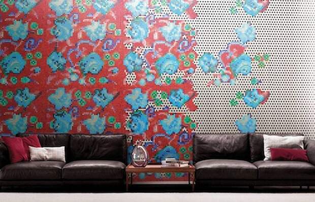 Необычная домашняя мозаика от дизайнера Паола Навоне.