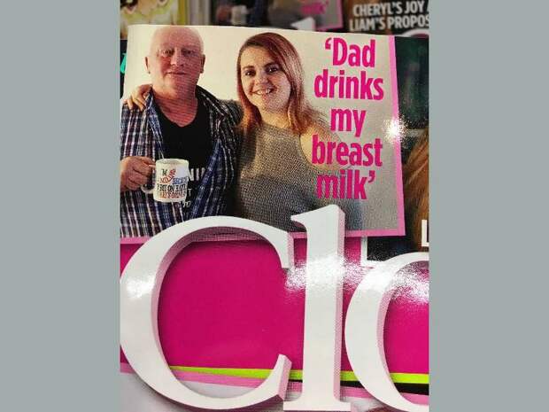 Отец пьет грудное молоко дочери в попытке победить рак кишечника