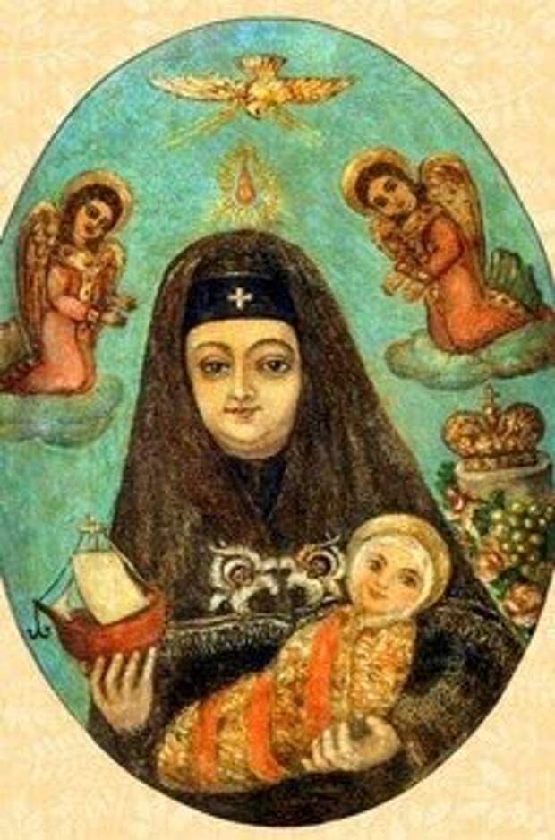 Акулина Ивановна, она же «Богородица», она же — императрица Елизавета Петровна. Скопческая икона