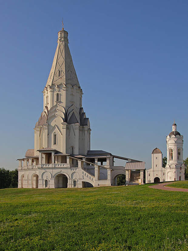 Пришло вам время показать церковь Вознесения в Коломенском (построена в 1532 году). архитектура, загадки, история, история россии, расследования, тайны