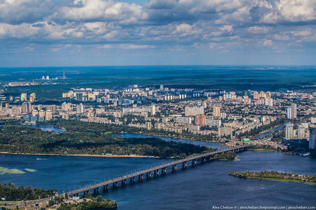 Киев с высоты птичьего полета